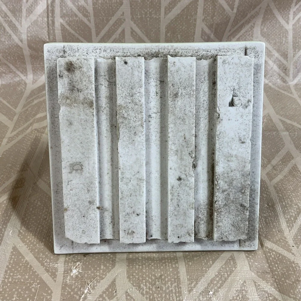 Vintage AO American Olean Ceramic‎ Toothbrush Cup Holder Avocado Green